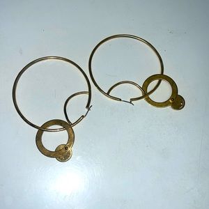 Gold plated earrings from Neiman marcus never worn